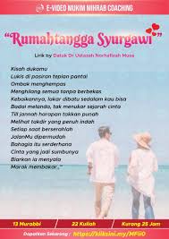 Temukan lagu terbaru favoritmu hanya di lagu 123 stafaband planetlagu. E Video Mukim Mihrab Coaching Rumahtangga Syurgawi