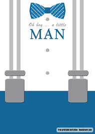 9 baptism invitation templates are collected for any of your needs. Free Little Man Bow Tie Baby Shower Invitation Template Bow Tie Baby Shower Baby Shower Invitations For Boys Bow Tie Baby Shower Invitations