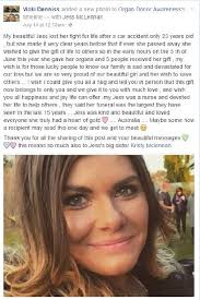 Jessica McLennan's final act of kindness gives gift of life to others