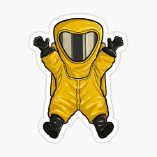 He's shown to be quite a grouch and very protective of the. Hazmat Suit Stickers Redbubble