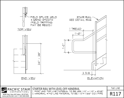 Since they are adjustable, you can accommodate multiple stair heights. Two Line Rail Pacific Stair Corporation