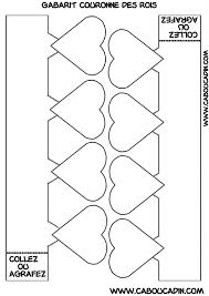 Gabarit Couronne Des Rois Coeur Caboucadin Couronne Des Rois Maternelle Couronne Des Rois Coloriage Galette Des Rois