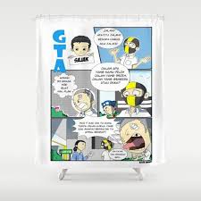 Best Comic Book Shower Curtain Selection Book Shower Best Comic Books Designer Shower Curtains