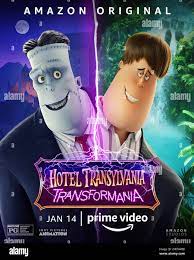 HOTEL TRANSYLVANIA: TRANSFORMANIA, (aka HOTEL TRANSYLVANIA 4), US character  poster, Frank (voice: Brad Abrell), 2022. © Amazon Prime Video / Courtesy  Everett Collection Stock Photo 