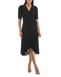 Lumi Puff Sleeve Wrap Dress