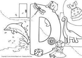 Download and print these letter d coloring pages for free. Letter D Colouring Pages