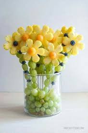 Food Art Flower Shaped Food Fruit Art Fun Kids Food