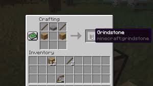 A minecraft grindstone is a type of block that is naturally generated in minecraft villages, specifically in the village blacksmiths.to use a minecraft grindstone, you'll need to combine. Grindstone Crafting Recipe And How To Make A Grindstone In Minecraft Lesters Bbq