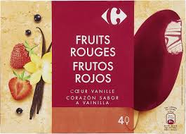 Fruits Rouges Coeur Vanille Carrefour 312 G