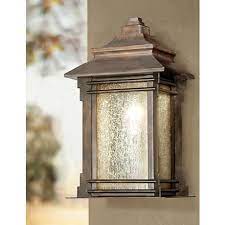 Hickory Point 16 1 2 High Bronze Outdoor Pocket Wall Light N8951 Lamps Plus Outdoor Wall Lighting Outdoor Wall Light Fixtures Farmhouse Wall Lighting