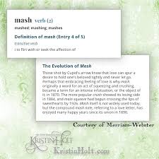 Kristin Holt Define Mashing Or Mash Courtesy Of Google Western Historical Historical Romance Types Of Fiction
