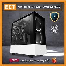 Arriving in july in white or black. Nzxt H510 Elite Rgb Premium Atx Mid Tower Tempered Glass Lighting Gaming Computer Chassis Case Casing