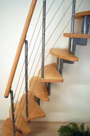 Paint this shelf or leave blank in a natural tone of wood. Small Space Simple Stairs Design For Small House