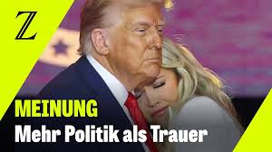 Charlie Kirk: Donald Trump und Erika Kirk beenden Gedenkfeier gemeinsam