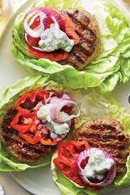 Grilled Beef Mushroom Burgers Blending Finely Chopped Mushrooms With Ground Beef Adds Great Flavor Mo Grilled Beef Healthy Grilling Recipes Mushroom Burger