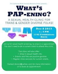Our services are available to: Sexual Health For All Genders What S Pap Ening A Sexual Health Clinic For Trans