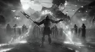 Zack snyder's definitive director's cut of justice league. Justice League Additional Darkseid Footage Featured In Brand New Black White Snyder Cut Trailer Bloody Disgusting