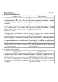 Solution Class System And Caste System Analysis Studypool
