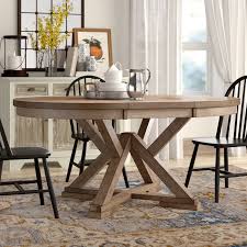48 562 Oaklawn Extendable Dining Table Reviews Birch Lane In 2020 Oval Table Dining Extendable Dining Table Solid Wood Dining Table
