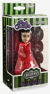Depicting the character in her wedding dress, this item features the hot topic exclusive sticker (as pictured). Film Tv Videospiele Beetlejuice Lydia Deetz Vinyl Figure Funko Rock Candy Wash Greenesportshall Org