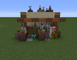 1 mystical flowers 2 mana 3 gaia guardian 4 tweaks 5 history 6 guides 7 external links botania generates mystical flowers. Flower Shop Blueprints For Minecraft Houses Castles Towers And More Grabcraft