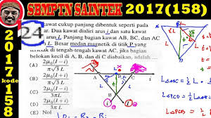 Bagaimana quipperian, apakah kamu sudah mulai paham mengerjakan latihan soal sbmptn fisika tkd saintek 2017 di atas? Pembahasan Soal Sbmptn 2017 Saintek 158 Fisika No 24 Medan Elektromagnetik Total Youtube