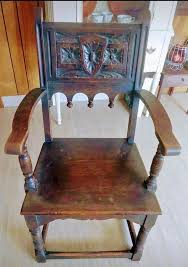 Real Size Chair Taken Off Facebook Yard Sale With Images Chair Arts And Crafts Movement Dollhouse Miniatures