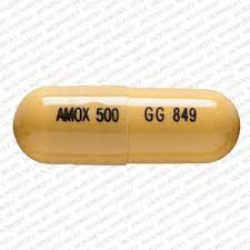 Amox 500 Gg 849 Pill Yellow Capsule Shape 22 00mm Drugs Com Pill Identifier