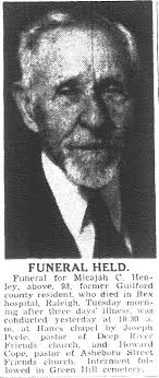 Micajah Charles Henley (1849-1943)