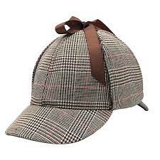Vsherlock Holmes Hat England Unisex Sherlock Holmes Detective Hat Deerstalker Classic Version Cos Daily Play For A Deerstalker Deerstalker Hat Sherlock Holmes