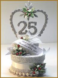 25th Wedding Anniversary Cake Topper Image 25th Wedding Anniversary Decorations Wedding Anniversary Decorations 25th Wedding Anniversary Cakes