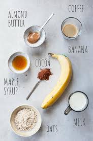 Start the night before for fresh homemade almond milk or pick up a carton at your local grocery store to save time. Coffee Banana Smoothie Healthy Grab And Go Breakfast Video