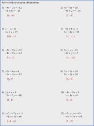 Students will learn how to click the buttons to print each worksheet and associated answer key. Solving Systems Of Equations By Elimination Practice Worksheet B Answer Key Tessshebaylo