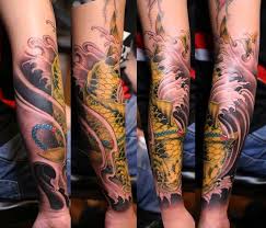 Hinh xam ca chep nua canh tay. Hinh XÄƒm Ca Chep Ná»¯a Canh Tay