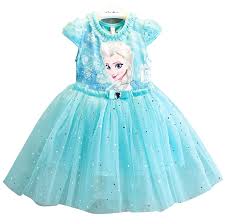 Us 4 78 35 Off Girl Dresses Summer Brand Baby Kid Clothes Princess Anna Elsa Dress Snow Queen Cosplay Costume Party Children Clothing New Years In