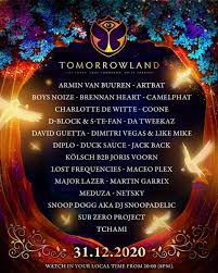 Tomorrowland 31 12 2020 Tomorrowland Lost Frequencies Armin Van Buuren