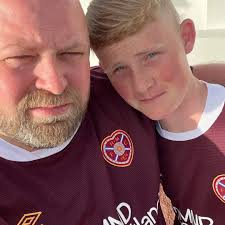 Beyond heartbreaking 💔 The dad of 15-year-old Edinburgh schoolboy who  tragically lost his life after collapsing while playing football with his  friends says he has renewed his son's Hearts season ticket for