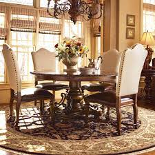 Universal Furniture Bolero Seville 5 Piece Dining Set With Leather Chairs Dining Room Sets Modern Round Dining Room Table Dining Room Furniture