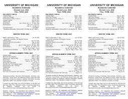 University Of Michigan Ann Arbor Academic Calendar 2021 22
