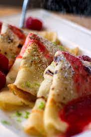 Crepes With Raspberry Cassis Sauce Recipe Recipe Recipes Nyt Cooking Brunch Recipes