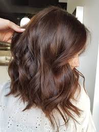 coiffurecouleur cheveux reflet acajou, source : Cheveux Marron Les 6 Nuances De Marron Tendances De La Saison 2020