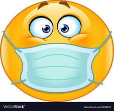 Emoticon With Medical Mask Vector Image On Vectorstock Funny Emoticons Emoticons Emojis Animated Emoticons