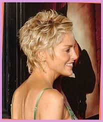 The style works best with straight or wavy hair. Sharon Stone Hair Style From The Back Short Shag Hairstyles Sharon Stone Short Hair Short Hair Styles
