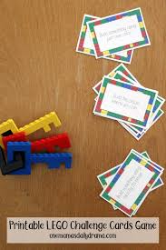 Printable Lego Challenge Card Game For All Ages In 2020 Lego Challenge Card Challenges Lego Activities