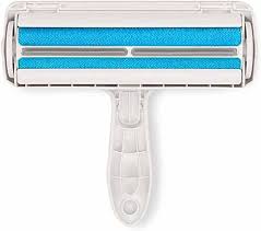 According to one professional auto detailer, who wrote that pet hair is one of their biggest annoyances on the job, the device does very well with grabbing pet hair from the cheap carpet they put on the back of seats. buy it: Buy Dog Hair Removal Tools Cat Shedding Brush Two Way Sticky Hair Home Cleaning Helper Reusable Pet Grooming Supplies Easily Remove Fur From Car Furniture Carpet Bedding And Clothing Blue Online Shop Pet Supplies On Carrefour Uae