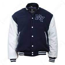 Vintage Ny Baseball Jacket Navy Blue Epic Militaria