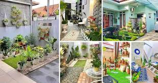 Dengan bentuknya yang seperti kerikil, bagaimana cara membuat dinding batu koral? 30 Contoh Gambar Taman Rumah Minimalis Yang Mungil Sederhana Tapi Cantik