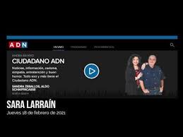 Cerrar menu x radios por paises argentina bolivia brasil chile colombia costa rica cuba ecuador el salvador estados unidos guatemala honduras jamaica mexico nicaragua panamá paraguay perú puerto rico venezuela uruguay. Adn Radio Sara Larrain En Ciudadano Adn Youtube
