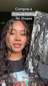 Bolsa Kipling Shopee Preta
