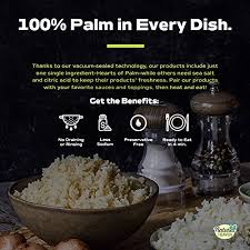 One cup of cauliflower contains 5 grams of carbohydrates compared to 45 grams that come in a cup of rice. Natural Heaven Low Carb Rice Hearts Of Palm Brown Rice 4g Of Carbs Keto Paleo Vegan Plant Based 9 Ounces 6 Count Pricepulse